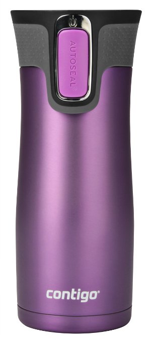 Contigo AUTOSEAL West Loop Stainless Steel Travel Mug with Easy-Clean Lid, 16-Ounce, Bright Lavender trans Matte Limited Edition by Contigo