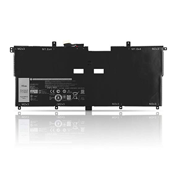 ZTHY 46Wh NNF1C Battery Replacement for Dell XPS 13 9365 2in1 2017 Series XPS 13-9365-D1605TS 13-9365-D1805TS 13-9365-D2805TS 13-9365-D3605TS Series Notebook 0NNF1C HMPFH 7.6V 5940mAh 4Cell