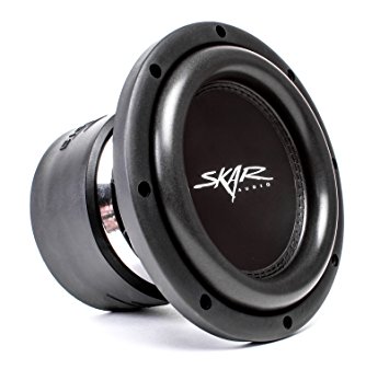 Skar Audio VVX-8v3 D4 800 W Max Power Dual Voice Coil Subwoofer, 8" H