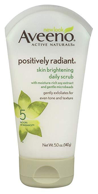 Aveeno Positively Radiant Brightening Daily Scrub 5 Ounce (145ml) (3 Pack)