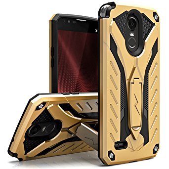 LG Stylo 3 Case, Zizo [Static Series] Shockproof [Military Grade Drop Tested] w/ Kickstand [Heavy Duty Case] Impact Resistant - LG Stylo 3 Plus