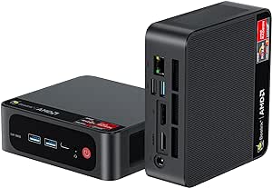 Beelink SER5 Mini PC W-11 Pro Ryzen 5 8GB DDR4 500GB NVMe M.2 SSD Triple Display 4K@60Hz Output, Wi-Fi 6, RJ45, BT5.2 Gaming Office Mini Computer