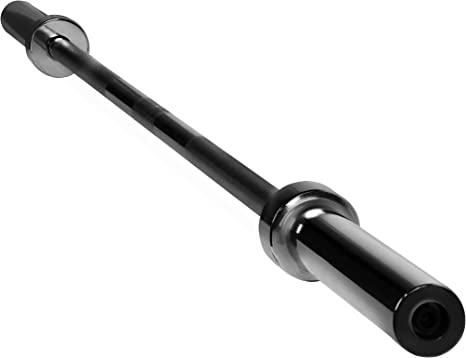 CAP Barbell 6-Foot Solid Olympic Bar, Black (2-Inch) - New Version (OBIS-72B)