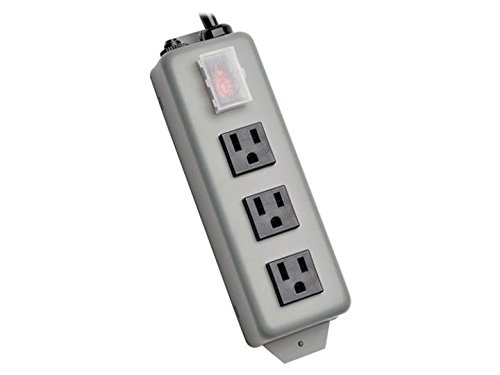 Tripp Lite 3 Outlet Waber Industrial Power Strip 6ft Cord with 5-15P Plug 3SP