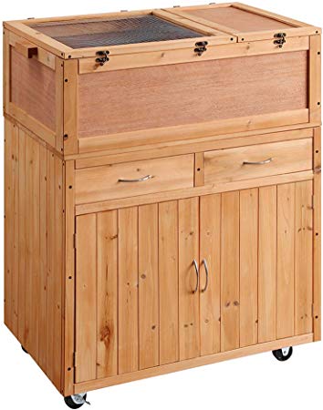 unipaws Tortoise House Matching Wooden Cabinet