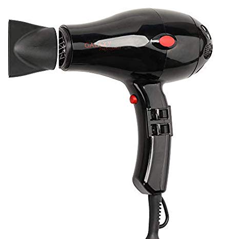 Professional Salon Hair Dryer, 1875W Tourmaline Negative Ionic Blow Dryers Lightweight Fast Drying with Concentrator, AC Motor, 3 Cool and 3 Heat Settings