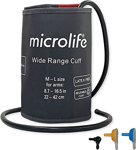 Microlife Wide-Range Replacement Blood Pressure Cuff for Upper Arms 8.7-16.5-Inch