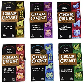 Char Crust Dry-Rub Seasoning, Six Pack and a Steak Gift Set