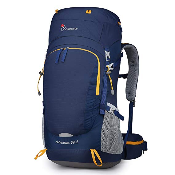 MOUNTAINTOP 50L/70L Internal Frame Hiking Backpack