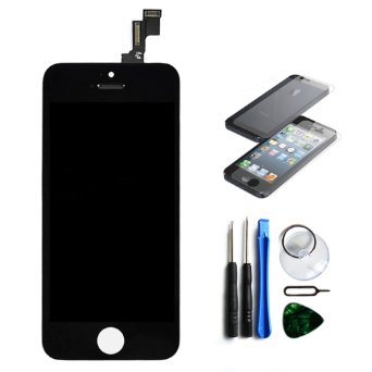 OEM Black Retina LCD Touch Screen Digitizer Glass Replacement Full Assembly for iPhone 5C