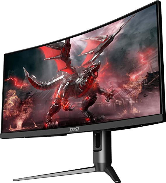 MSI Optix MAG301CR2 FHD Non-Glare 1ms 2560 x 1080 Ultra Wide 200Hz HDR Ready USB/DP/HDMI Smart Headset Hanger FreeSync 30”Gaming Curved Monitor - Black