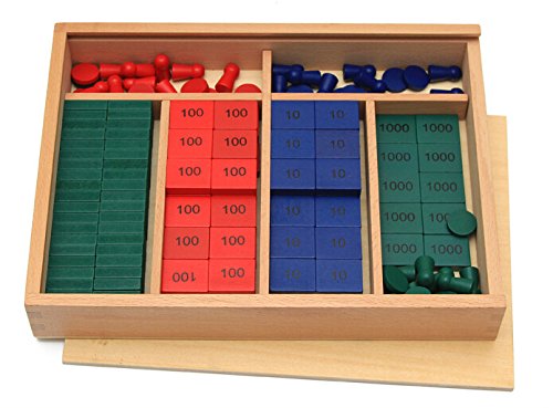 Vidatoy Wooden Colorful Mathematics Stamp Set Montessori Educational Toys For Kids