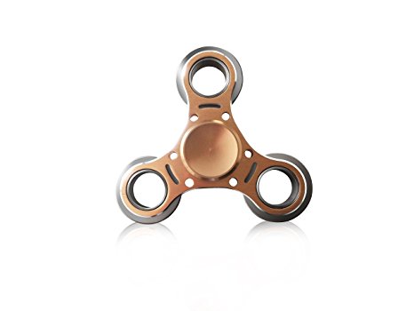 Fidget Spinner,Onshowy Hand Spinner Toy Stress Reducer For Adult and Kids Perfect for ADD,ADHD,and Anxiety.(golden)