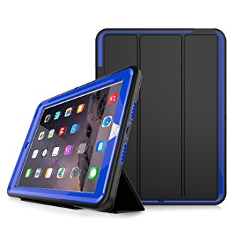 SYNTAK Samsung Galaxy Tab A 10.1 Case(SM-T580),Slim Heavy Duty Shockproof Rugged Cover Three Layer Hard PC Silicone Hybrid Impact Resistant Defender Full Body Protective Case with Screen protector