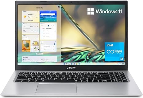 Acer 2023 Newest Aspire 3 Laptop, 15.6" FHD Display, Intel Core i3-1115G4 (Dual Core), 8GB RAM, 512GB SSD, ‎Intel UHD Graphics, Ultra-Portable, WiFi, Windows 11 Home in S Mode