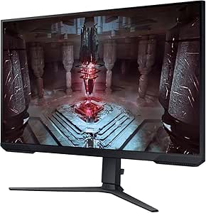 SAMSUNG 32"" Odyssey G51C QHD Gaming Monitor, Black - 165Hz Refresh Rate, HDR 10, 2560 x 1440 Resolution, 1 ms Response Time, AMD FreeSync Premium, DisplayPort   HDMI Inputs (Renewed), G51C/Black