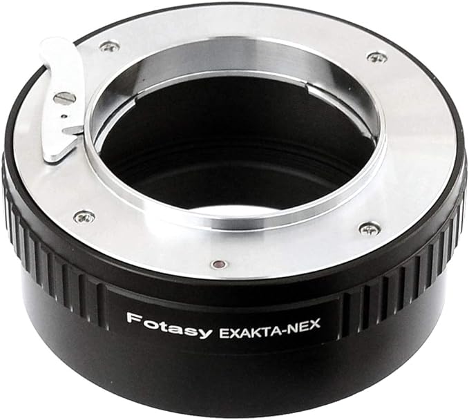 Fotasy Exakta Lens to E Mount Adapter, Exakt to FE, Auto Topcon Lens E Mount Adapter, Compatible with Sony a7 a7R a7s II III IV a9 a7c Alpha 1 a6600 a6500 a6400 a6300 a6100 a6000 a5100 a5000 ZV-E10