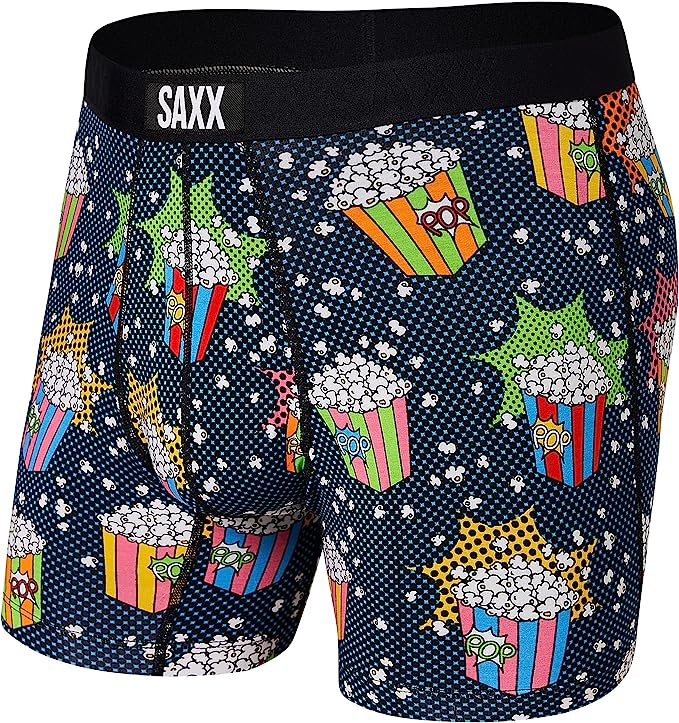 Saxx Men's Underwear - Vibe Super Soft Boxer Briefs with Built-in Pouch Support, Underwear for Men, Fall