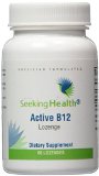 Active B12 Lozenge  Sublingual Vitamin B12  Provides 4000 mcg Methylcobalamin and 1000 mcg Adenosylocobalmin  60 Lozenges  Non-GMO  Free of Magnesium Stearate  Physician Formulated  Seeking Health