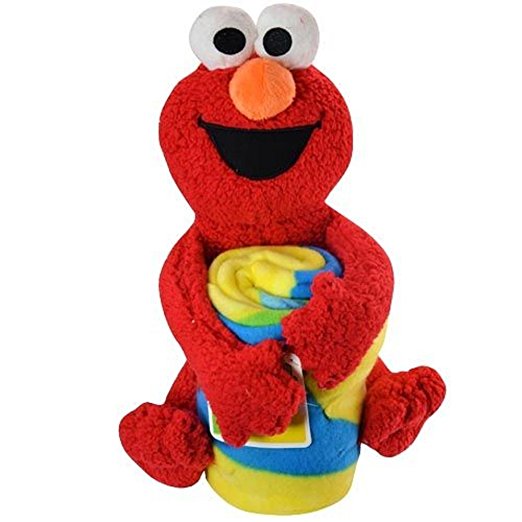 Sesame Street Elmo with 40"x 50" throw