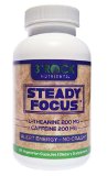 NOOTROPIC STACK A Powerful Alert Energy Booster and Focus Enhancer The Mental Acuity Brain Enhancement Supplement 100 Natural L-Theanine For Focus  Caffeine Energy and Alertness  60Vcaps