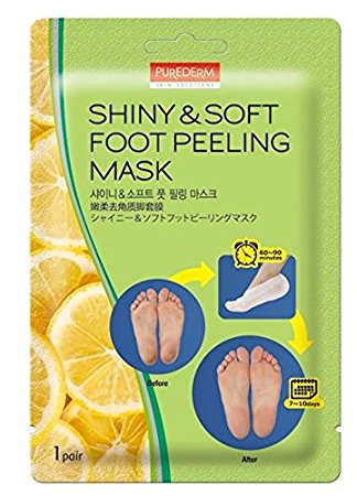 3 Pairs Shiny and Soft Purederm exfoliating Foot Peeling Mask Peels Away Calluses and Dead Skin in 2 Weeks (Regular)