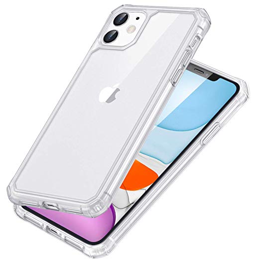 ESR Air Armor Designed for iPhone 11 Case [Shock-Absorbing] [Scratch-Resistant] [Military Grade Protection] Hard PC   Flexible TPU Frame, for The iPhone 11, Matte