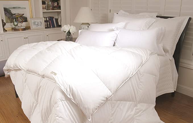 Warm Things Supremium Baffle Box Light Weight Hungarian Goose Down Comforter (Level 2) White/Queen