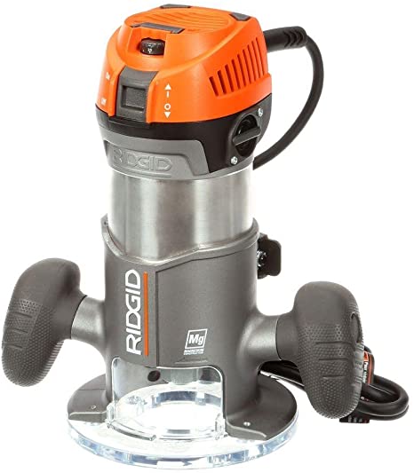 Ridgid 11-Amp 2 Peak Hp 1/2" Corded Variable Fixed Base Router R22002