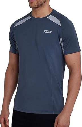 TCA Men's Short Sleeve QuickDry Performance Running/Training Top