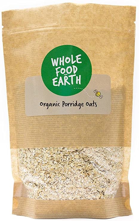 Wholefood Earth Organic Porridge Oats, 1 kg
