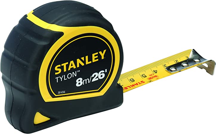 Stanley STA130656N Pocket Tape, Dual Scale, 8m Length x 25mm Width