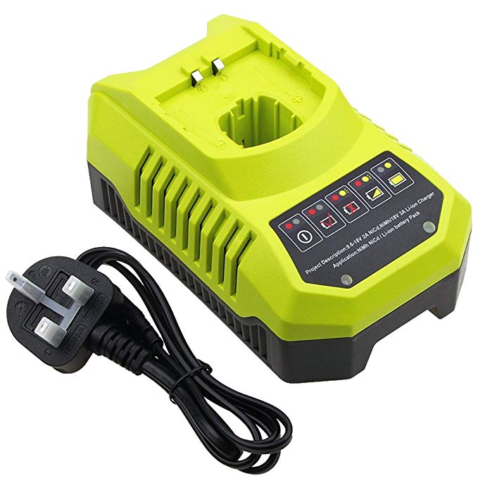 Dosctt 18V 9.6V-18V Lithium-Ion and Ni-Mh/Ni-Cd Replacement for Ryobi Battery Charger ONE  BCL14181H