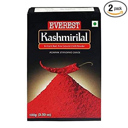Everest Kashmiri Lal 100g/3.50 oz (Pack of 2)