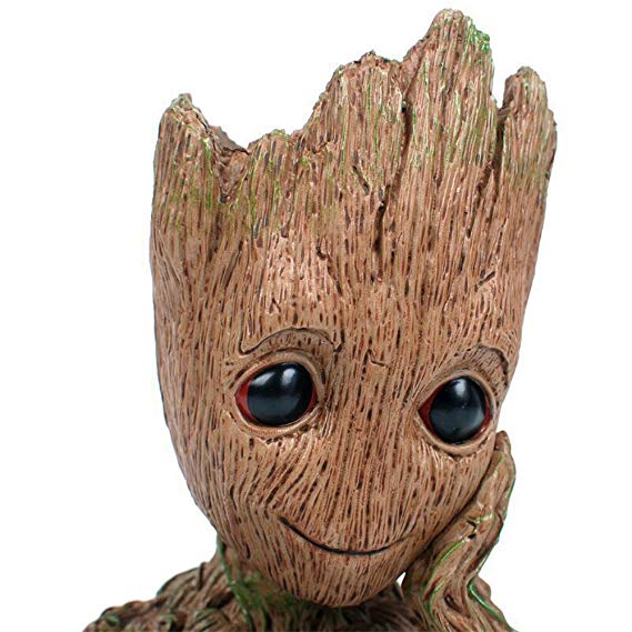 Fashion Guardians of The Galaxy Flowerpot Baby Groot Action Figures Cute Model Toy Pen Pot Best Christmas Gifts For Kids