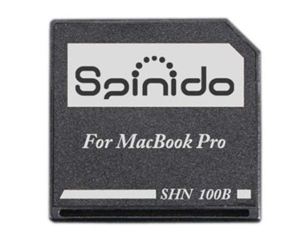 Spinido Micro SD TF Card to SD Slot Adapter for MacBook AirProRetina Black