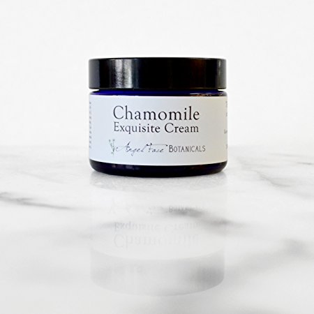 Chamomile Exquisite Antioxidant Facial Cream, Organic Face Moisturizer 1.25 oz