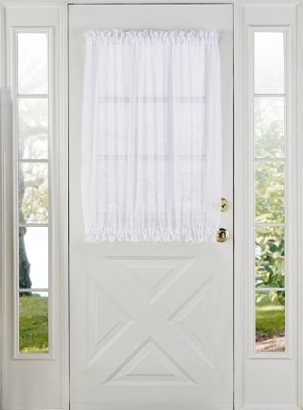 Stylemaster Home Products Elegance Voile Door Panel, 60 by 40-Inch, White