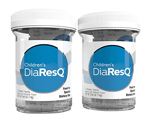 DiaResQ Diarrhea Relief for Children, Vanilla, 4 Packets