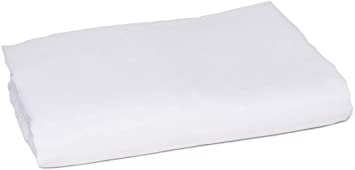 American Pillowcase Flat Sheet, 100% Percale Egyptian Cotton, 400 Thread Count, Twin/Twin XL, White