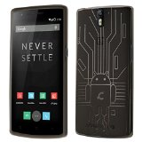 OnePlus One Case Cruzerlite Bugdroid Circuit TPU Case Compatible for OnePlus One - Smoke