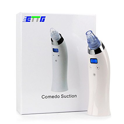 ETTG Electronic Blackhead Acne Remover Facial Pore Cleaner Nose Blackhead Cleaner Utilizes Pore Vacuum Extraction Tool