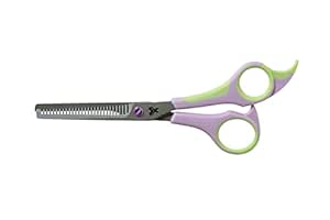 Cricket Style Xpress Know It All 30T Thinner Shears Hair Cutting Scissors with Sharp, Durable, Micro Serrated Teeth, Lavender