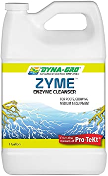 Dyna-Gro DYZYM100 Dyna-Zyme Gal (4/cs) Enzyme Cleanser, 1 Gallon, White