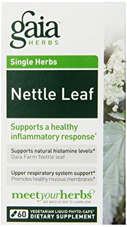 Gaia Herbs Nettle Leaf Liquid Phyto-Capsules, 60 Count