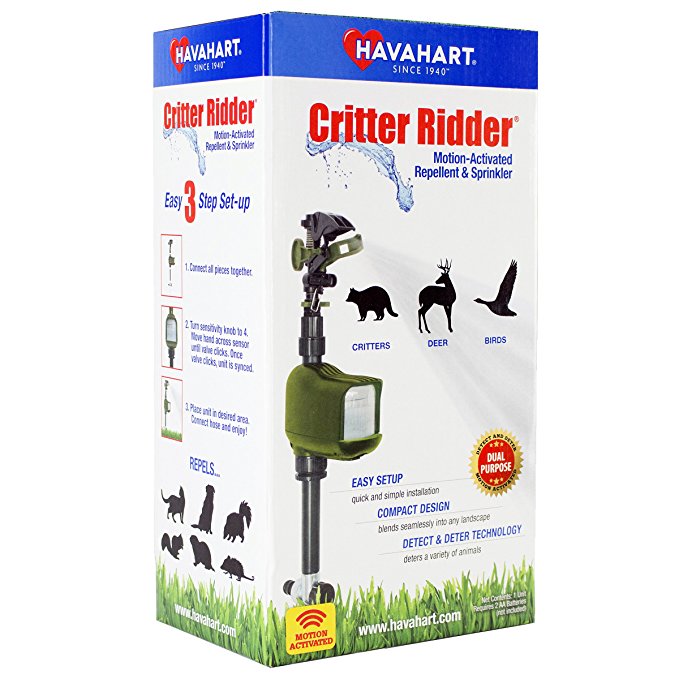 Havahart 5277 Motion-Activated Animal Repellent and Sprinkler, 1 Pack, green