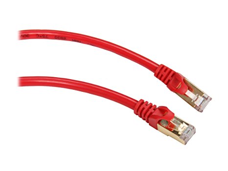 Rosewill 50-Feet Cat 7 Color Shielded Twisted Pair (S/STP) Networking Cable - Red (RCNC-11047)