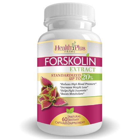 Forskolin Extract Natural Weight Loss and Appetite Supplement with 250mg Standardized to 20 with 50mg of Active Forskolin For Real Results That Work All Natural 100 Safe