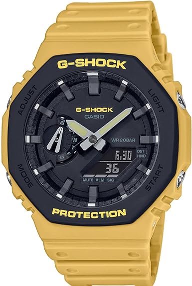 Casio Men39s Analog-Digital Quartz Watch with Resin Strap GA-2110SU-9AER