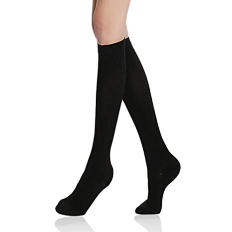HADM 40-50mmHg Graduated Compression Stockings Socks Close Toe Knee High Medical Support Hose